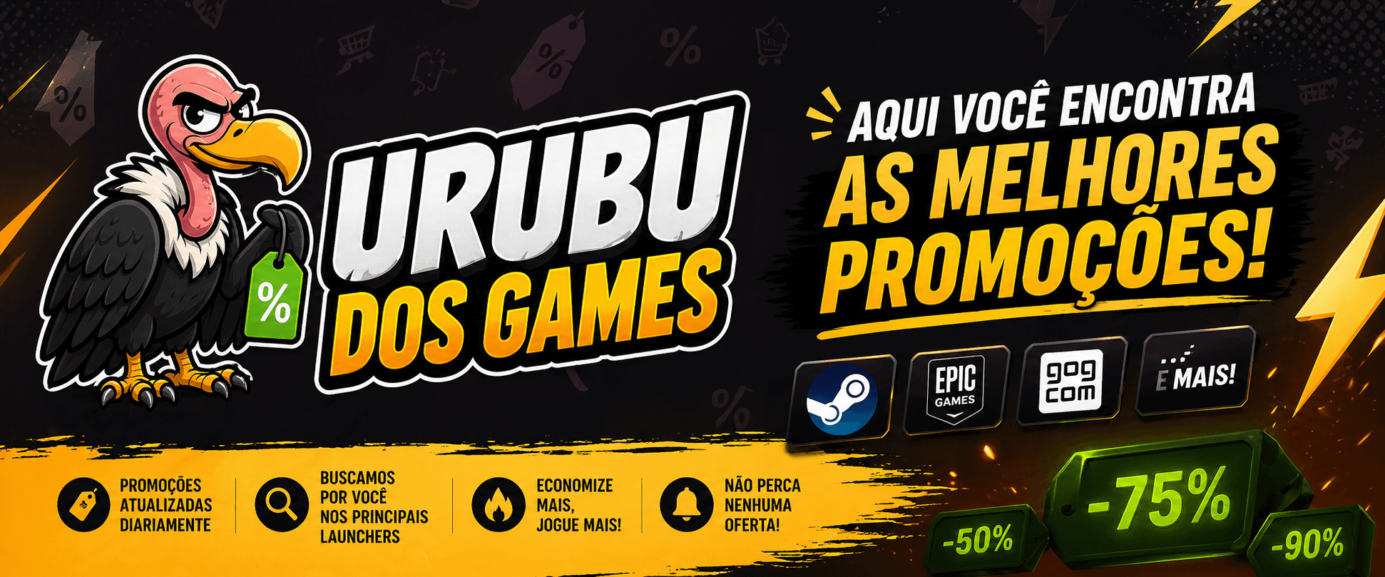 Banner do Urubu dos Games
